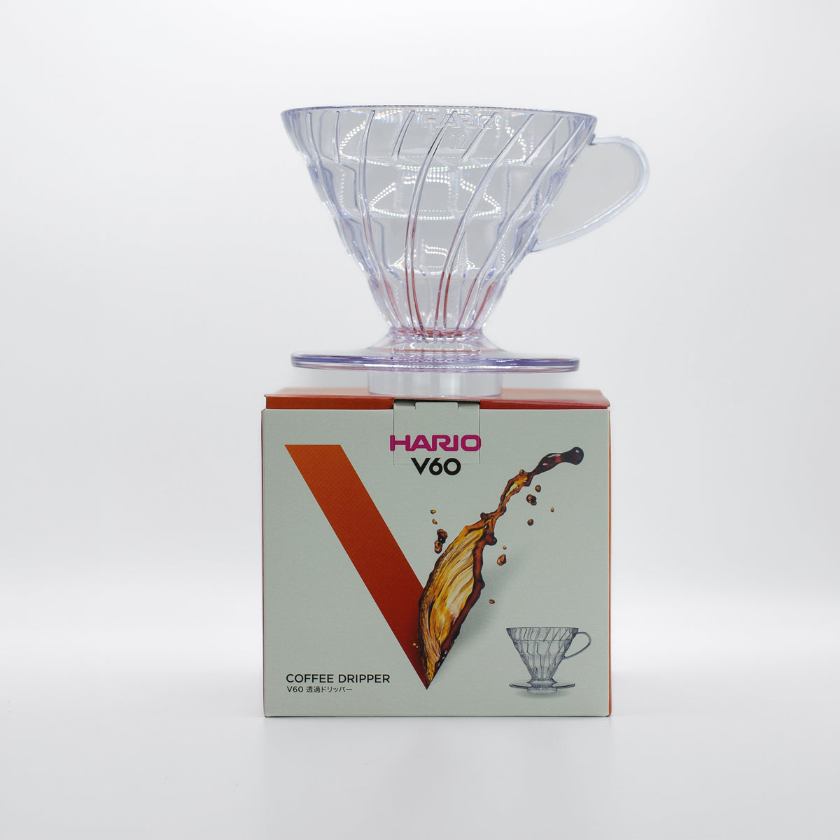 Hario V60 Dripper aus hitzebeständigem Acryl