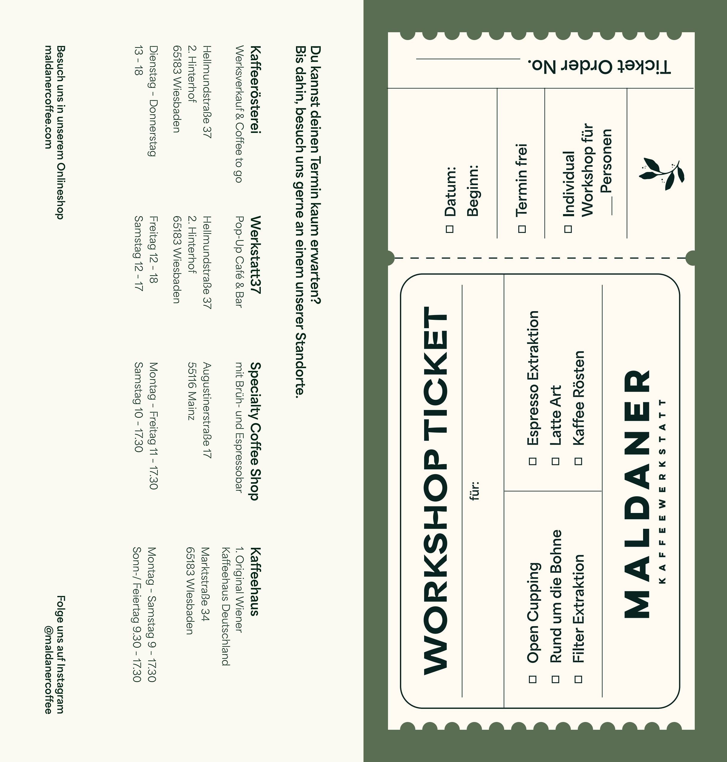 Workshop Ticket zum Verschenken