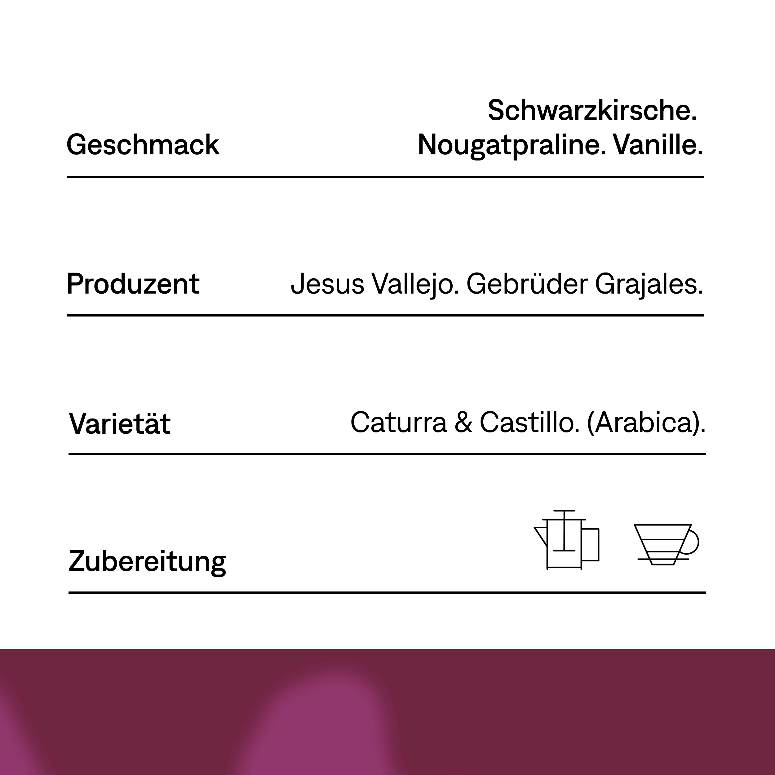 Rosa | Kolumbien I Filter