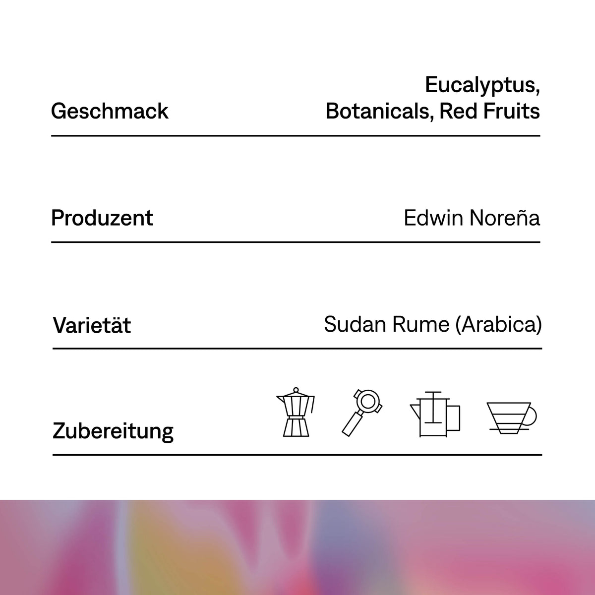 Sudan Rume · Kolumbien · Carbonic Maceration